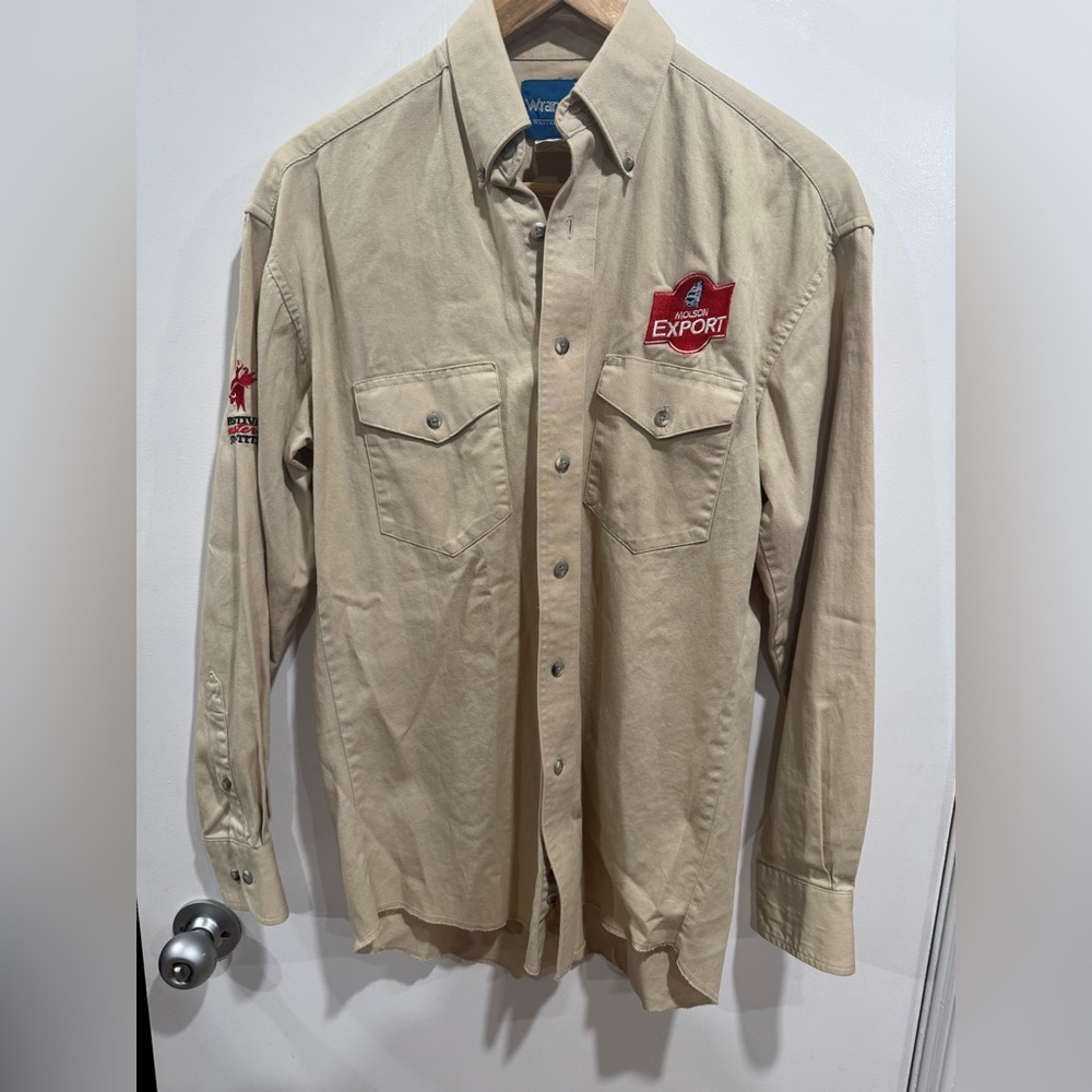 Vintage Wrangler Western Molson Shirt